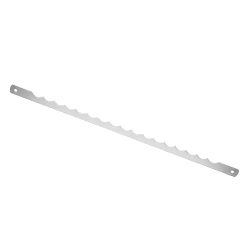Produktbild: Garneck Toastsägeblatt Holzbrotmesser Brotschneidemesser Brotklinge Ersatz Stangenbrot brotmaschine Ersatzteile für Brotbackautomaten Brotmesser aus Edelstahl Rostfreier Stahl Silver