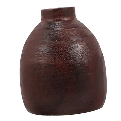 Produktbild: Garneck Holz Vase Pflanzen Home Decor Vase für Wohnzimmer Büro Schreibtisch Tischplatte Schmuck