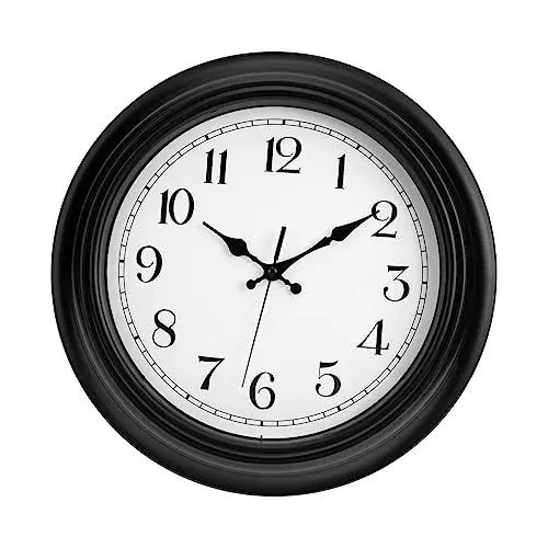 Produktbild: Garneck Wanduhr Im Landhausstil Leise Batteriebetriebene Wanduhr Für Wohnzimmer Schlafzimmer Und Büro Design Mit Dekoration Für Zuhause