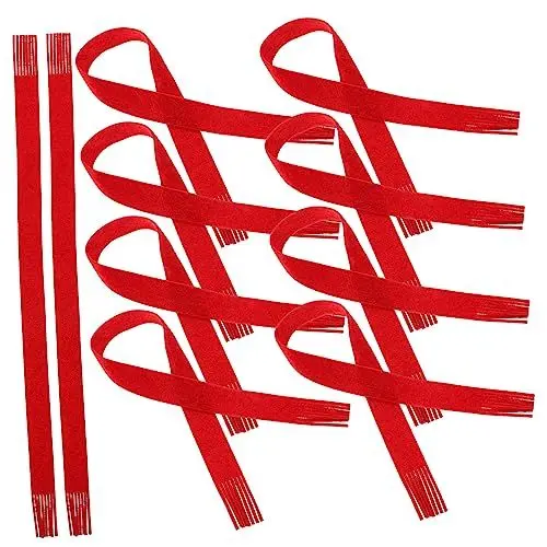 Produktbild: Garneck Weihnachtsdekoration Weihnachtsdekoration 10 Stück Weihnachtsdeko-Stoff Kawaii- Dekorativer Puppenbedarf Mini- -Accessoire Schöner Austauschbarer Puppen-Schal DIY- Mini-Schal