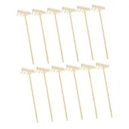 Produktbild: Garneck Zen- Garten- Sandwerkzeuge 12 Stücke Sandrechen Japanische Dekoration Outdoor Sand Zen Gartengeräte Zen Garten Zubehör Sandtisch Meditation Rechen Zen Gartengeräte Mini- Bambusrechen