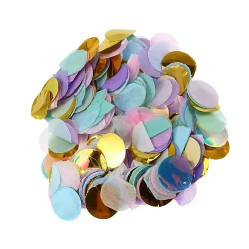 Produktbild: Garneck Party Luftballons Füller 1cm Rund Konfetti Papier Hochzeit Party Supplies Dekorationen Für Veranstaltungen