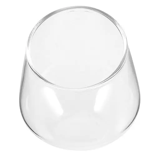 Produktbild: Garneck Stylisches Schräges Weinglas Aus Hochwertigem Für Cocktails Rotwein Partys Und Besondere Anlässe Modernes Design Für Zuhause Und Gastronomie