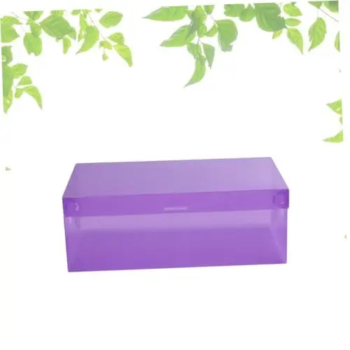 Produktbild: Garneck transparente Schuhkartons schuhboxen Schuhkasten schuhe box aufbewahrung box kleiderboxen aufbewahrung schuhe kommode schuhschrank schuhschrank Organizer für Schuhkartons Violett