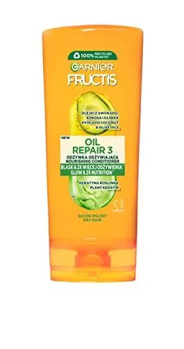 Produktbild: Garnier Fructis Oil Repair 3 Conditioner für trockenes und sprödes Haar, nährt über die ganze Länge und regeneriert, 200 ml