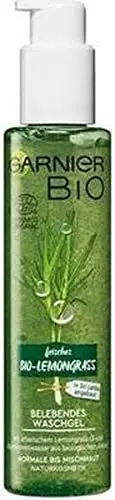 Produktbild: Garnier Waschgel, reinigt, erfrischt die Haut, feuchtigkeitsspendend, für normale bis Mischhaut, Garnier Bio, Bio Lemongrass, 1er Pack(1 x 150 ml)