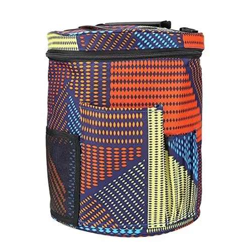 Produktbild: Garntasche Stricktasche Garnwolle Häkelwerkzeug Zylinder Aufbewahrungstasche Strickgarn Aufbewahrungstaschen Stricktasche Organizer Tasche mit Schultergurt