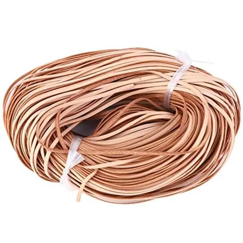 Produktbild: Garosa 110 Yards Lederband Schnur Seil Faden Flache Lederband Schnur Flechten String für Armband Halskette Perlen Schmuck DIY Handwerk(Lederfarbe)
