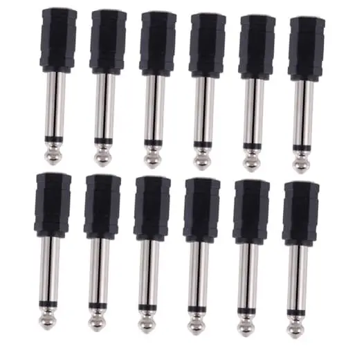 Produktbild: GAROZATION 12st Audiokonverter TRS-Adapter USB-anschlüsse Mikrofon-adapterstecker USB-Headset-Adapter Monostecker Lautsprecherstecker Kopfhöreradapter 6,35-stecker Auf 3,5-Klinkenstecker