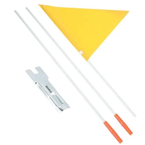 Produktbild: GAROZATION Fahrrad-sicherheitsflaggen-Set Fahnenmast-montagehalterung Flagge Für Jungen Und Mädchen Fahrradzubehör Fahrrad-fahnenmast Als Sicherheitsdekor