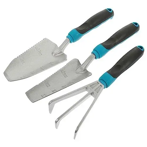 Produktbild: GAROZATION 1 Set Rasenlockerungs Und Pflanzset Aus Metall Gartengerät Blumenerde Schaufel Gartenkellen Handwerkzeug Gartenbau Sets Gartengeräte Zum Bepflanzen Gartenrechen