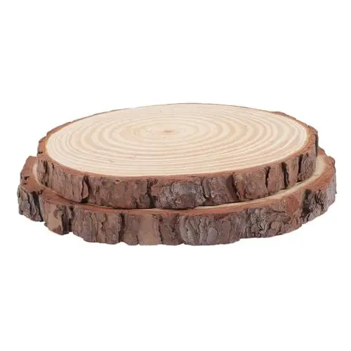 Produktbild: GAROZATION Garten Outdoor Gehweg Kit 2 Stücke Holz Garten Decor Outdoor Log Pflaster