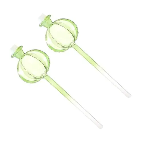 Produktbild: GAROZATION 2St Kaktus-Blumenbewässerung giesskanne gießkanne gisskannen selbstbewässernde Glühbirnen Geräte zur Selbstbewässerung von Pflanzen Glas mit hohem Borosilikatgehalt Green