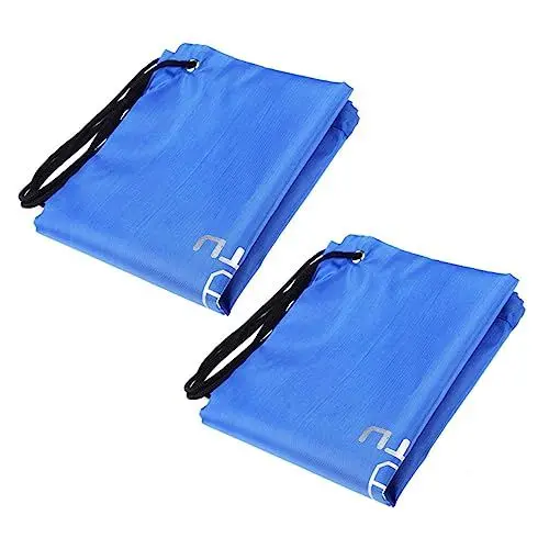 Produktbild: GAROZATION 2St Outdoor-Rucksack tauchen Taschen Wasserdichte Cinch-Tasche strandtasche Tasche Rucksack Schuh schultüte schulranzen Packsack zum Schwimmen Schwimmsack Polyestertuch Blue