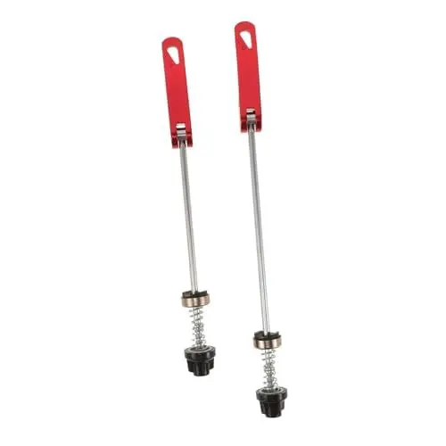 Produktbild: GAROZATION Radnabenspieße Achsen 2 Stück Schnellspanner Hebel Rennrad Rot