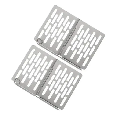 Produktbild: GAROZATION 2 Stücke Edelstahl Grill Rost BBQ Kochen Rost Grill Net Für Outdoor Indoor BBQ