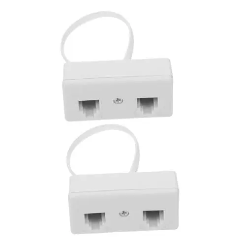Produktbild: GAROZATION RJ11/RJ14 Telefonadapter 6P4C Telefonleitung Splitter Für Heim Und Büroanwendungen Kompatibel Mit Gängigen Telefonmodellen