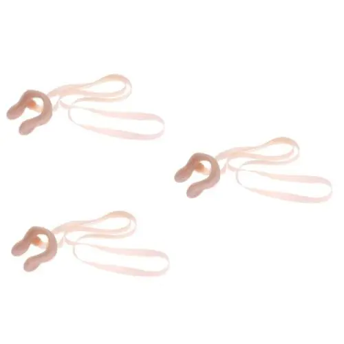 Produktbild: GAROZATION 3 Stücke Silikon Schwimmen Nasenklammer Komfortable Für Jungen Und Mädchen Erwachsene Nasenschutz Elastische Schnur