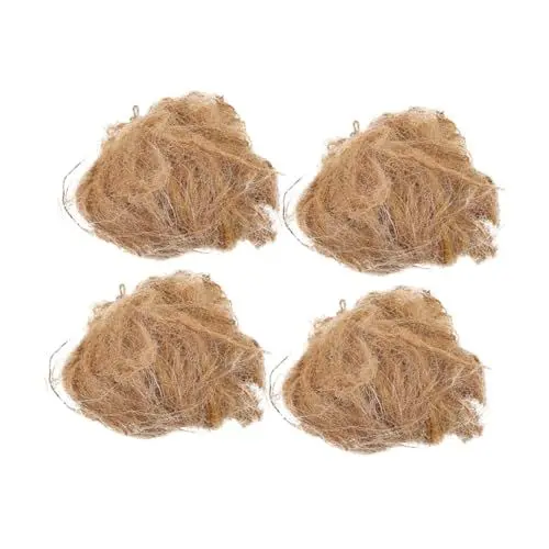 Produktbild: GAROZATION 4 Jute-brennwerkzeug Natürliches Feuergerät Praktisches Feuerwerkzeug Notfeueranzünder Feueranzünder Für Den Außenbereich Natürlicher Feuerstarter Überlebensvorräte Jute-Seide