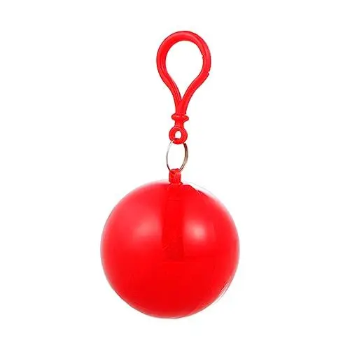 Produktbild: GAROZATION 4 Stück Einweg Ball Poncho Unisex Tragbarer Regenmantel Leicht und Kompakt für Outdoor Aktivitäten Notfall Regenponcho für Camping und Reisen