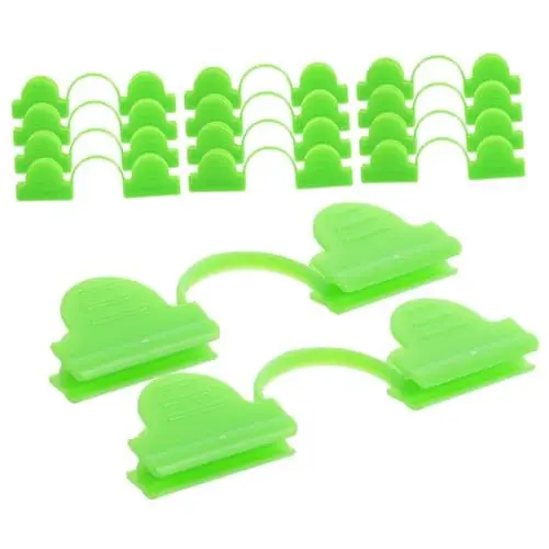 Produktbild: GAROZATION 50 Stück Gewächshaus Zubehör Gewächshaus Fixierklemmen Clips Gewächshaus Thermofolienklemme Gewächshaus Folienklemmen Gewächshaus Befestigungsklammer Gewächshaus Clip