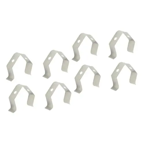 Produktbild: GAROZATION 8 Stk Bbq-clip-halter Grillclip Bbq-thermometer-sondenclip Süßigkeiten-thermometer Bbq-sondenclip Frittierclip Halter Für Temperaturmessung Grillthermometer Kabob-grill Silver
