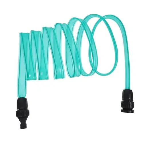 Produktbild: GAROZATION 2 5 M Gartenschlauch Flacher Sprinkler Automatischer Wassersprinkler für Rasen Flexibles Pvc-material Einfach An Den Wasserhahn Anzuschließen Außen-bewässerungsschlauch