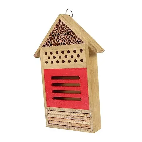 Produktbild: GAROZATION Bienenstock Für Den Außenbereich Bienenhaus Hotel Für Den Garten Bienenattraktion Aus Holz Zur Bestäubung Dekoratives Bienennest