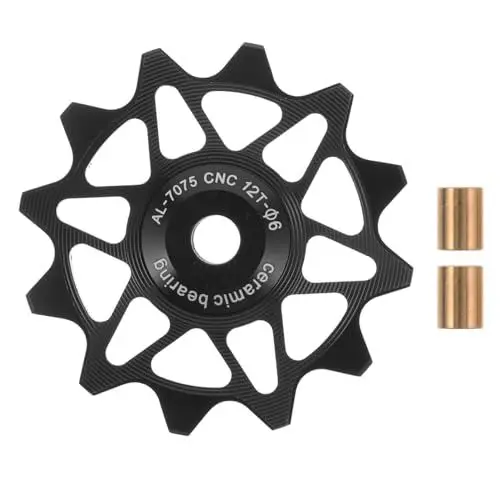 Produktbild: GAROZATION Fahrradführungsrad Hinteres Führungsrad Hinterrad Fahrradumwerfer Schaltwerk Riemenscheibe Fahrrad Schaltwerk Rolle Fahrradumwerfer Riemenscheibe Fahrrad Riemenscheibe Fahrrad