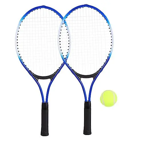 Produktbild: GAROZATION Kinder Tennisschläger Set Mit Ball 1 Set Outdoor Sportspielzeug Für Kinder Ideal Für Strand Und Garten Inklusive Leichten Tennisschlägern Und Trainingsbällen Perfektes