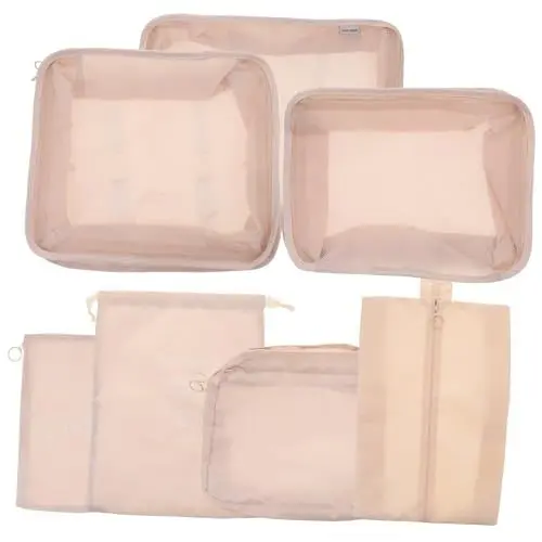 Produktbild: GAROZATION Packwürfel Organizer Set Leichte Kompressions Packtaschen Für Reisegepäck 5 Teilig Aufbewahrungstaschen Für Kleidung Ideal Für Koffer & Rucksack