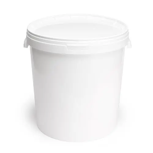 Produktbild: Garronda Eimer mit Deckel 30 L für die Lagerung von Lebensmittel- und Chemischen Produkten Weiß 1 Stück GD-0117