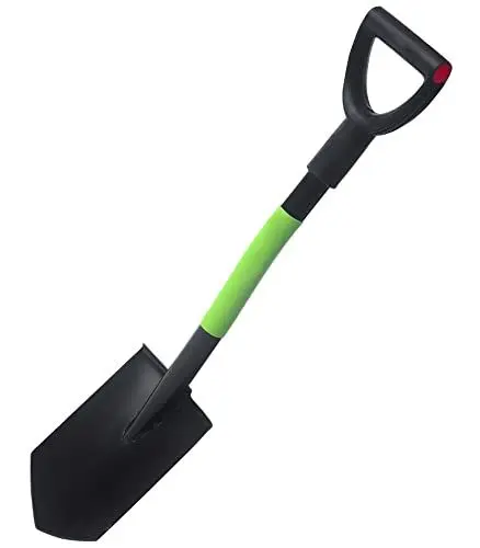 Produktbild: Garronda Spaten Garten nützliches Garten Zubehör für Pflanzen und Gartenarbeit Länge: 78 cm GD-0001 (Schaufel aus Metall mit Metallschaft)