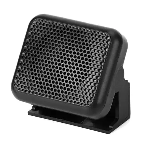 Produktbild: Garsent Externer Lautsprecher, Mini-CB-Funklautsprecher, Lautsprecher mit Geräuschunterdrückung, externer Lautsprecher für CB-Funkgerät, Funklautsprecher für FT-847, FT-920,