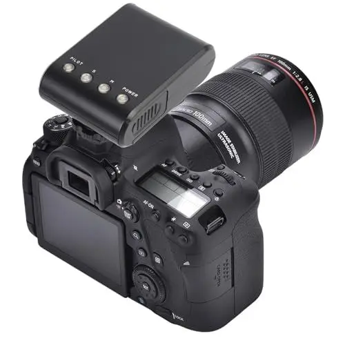 Produktbild: Garsent On Camera Flash Tragbare -Digital-Taschenlampe mit Blitzschuhhalterung für DSLR-Kameras, Eingebauter Digitaler Slave und Automatischer Vorblitzsensor, für Jede