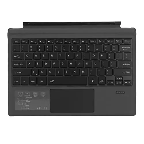 Produktbild: Garsent Tastatur mit Hintergrundbeleuchtung für Pro 7 Plus, Pro 3 12,3-Zoll-Tablets, Wiederaufladbare, Tragbare, Kabellose Tastatur, 7-farbige