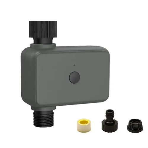 Produktbild: Garten Bewässerungscomputer, Bewässerungs-Timer Sprinkler, Bluetooth-kompatible Garten Bewässerung Timer Tropfbewässerung Regen Verzögerung Bewässerungssystem für Garten(US)
