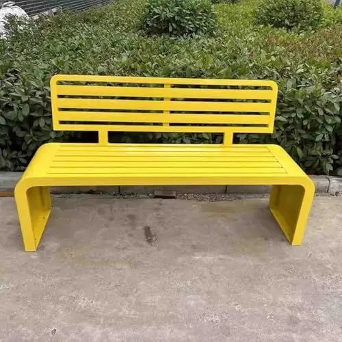 Produktbild: Gartenbank Mit Lehne 2/3/4 Sitzer Holzbank Wetterfeste Bank Starke Tragkraft Wetterfeste Terrassen-Gartenbank,005,150 * 40 * 82CM