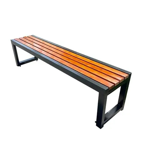 Produktbild: Gartenbank Wetterfest, 2-Sitzer Sitzbank mit wetterfesten flachen Nudelsitzen, verwendet für Gärten, Terrassen, Höfe und Balkone (Size : 100 * 40 * 45cm)