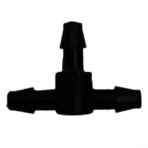 Produktbild: Gartenbewässerungsstecker mit Widerhaken, wesentliche Komponente für Mikro-Bewässerungssysteme, 50 Stück (4 mm T-Stück)