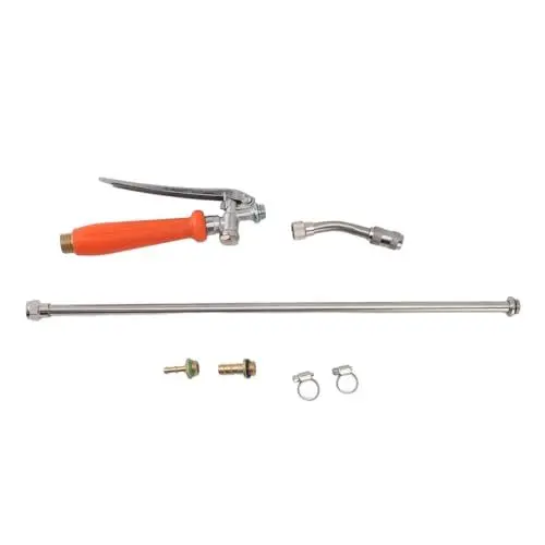 Produktbild: Gartenbrause Gartenbrause Zum Autowaschen, Gartenspritze Edelstahl Verstellbar Mit Kupferdüse Gartenschlauch Düse Zum Autowaschen, Pflanzen Gießen, Haustiere Duschen
