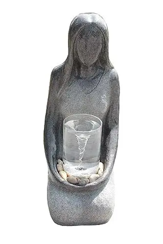 Produktbild: Kiom Gartenbrunnen Zierbrunnen FoDonna mit Wasserstrudel Effekt 10897
