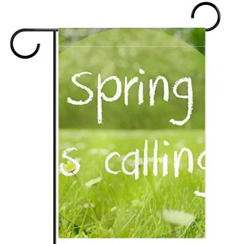 Produktbild: Gartenfahne Seasonal 28x40 Zoll,Frühling Gänseblümchen Blumenfeld,Outdoor-Flaggen, doppelseitige Haus-Yard-Dekor-Flagge