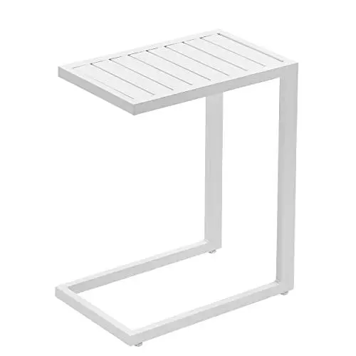 Produktbild: Gartenfreude Aluminium Tisch, Gestell: weiß/Aluminium: weiß