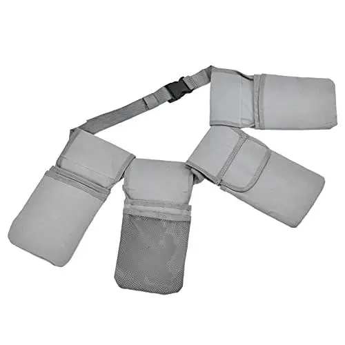 Produktbild: Gartengeräte-Gürtel aus Segeltuch mit 7 Taschen, Gartengeräte-Aufbewahrungstasche, Organizer-Halter Hausgarten, Gartenbau, Gartenschürzengürtel