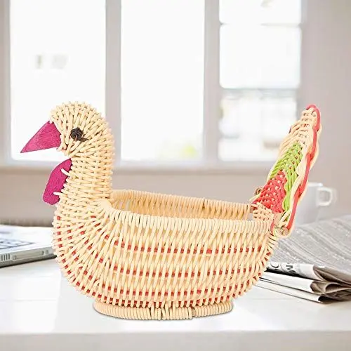 Produktbild: Gartenkorb, Erntekorb, 8,7 X 5,1 X 6,7 Zoll, Türkei-Form, Niedliche Desktop-Gartenkörbe Zum Sammeln von Gemüse für Obstkörbe und Empfangskörbe
