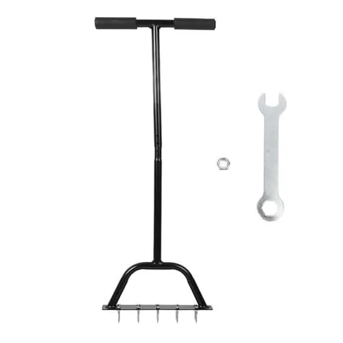 Produktbild: Gartenlockerer, Rasenfräsen, Gartengeräte, Belüfter, Handluftbelüfter, Reinigungswerkzeug für Gartengras, Belüften von Rasenflächen, Auflockern des Bodens