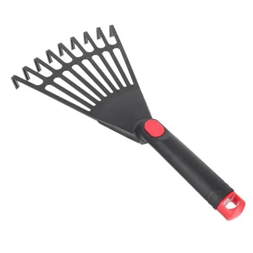 Produktbild: Gartenrechen Gärtner Handgrubber Graslaubharken Dachrechen Für Laub Laubrechen Für Die Gartenarbeit Ninja-rechen Rasenharken Bodenbearbeitungsgerät Beetrechen Plastik Hacke Schwer