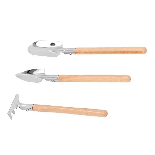 Produktbild: Gartenschaufel-Set, Spaten, Gartenwerkzeug-Sets, Gartenschaufel-Set, Schaufel, Kelle, 3-teilig, für Gartenarbeit, für Sukkulenten, für die Familie