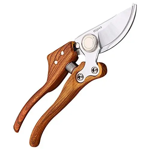 Produktbild: Gartenschere, Gartenschere für Gartenarbeit, strapazierfähig, mit rostfreien Edelstahlklingen, beste Handschere, Gartenschere, ergonomische Gartengeräte (MJ005)
